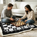Sleepwish Throw Blanket, Black White Lightweight, Twin - Image 5