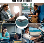 WEERSHUN Travel Pillows for Airplanes,2026 New Travel Pillow,Travel Neck Pillow Airplane Memory Foam Travel Pillow Neck Pillow for Traveling Suitable for Airplanes,Offices and Cars - Image 4
