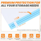 15-Pack Travel Vacuum Bags with Rechargeable Pump, 3 Sizes for Luggage - Image 5