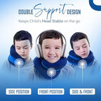 BCOZZY Kids Travel Neck Pillow 2-Pack – Small Pink & Small Light Blue – Patented Wraparound Chin Support for Car & Plane Travel - Image 6