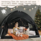 Full Size Bed Canopy Toddler Bunk Bed Tents Dream Privacy Floor Tent Indoor - Image 6