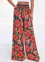 BTFBM Floral Summer Wide Leg Pants Woman 2026 - Image 4