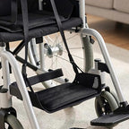 2 Sets Wheelchair Foot Rest Hammock Portable Adjustable Leg Support - Image 7
