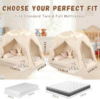 Twin Bed Tent for Kids and Adults, Indoor Blackout Sleep Play Tents Canopy - Image 6