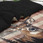 Pamnest Full Comforter Set with Sheets, 7 Pieces Hunting Vintage Bedding - Image 5
