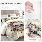 WeCozy Twin Comforter Set, 2 Pieces Gothic Goth Bedding, All Season - Image 5