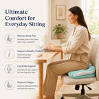 Memory Foam Ergonomic Seat Cushion for Office Chairs Pain Relief - Image 6