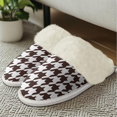 Cotton Slippers With Fluffy Edges House Slippers - Image 3