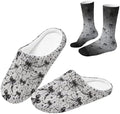 Jeiento Womens Fuzzy Slipper and Socks Winter Warm Gifts for Mom,Wam Cozy Indoor Socks Comfort Home Shoes by Jeiento