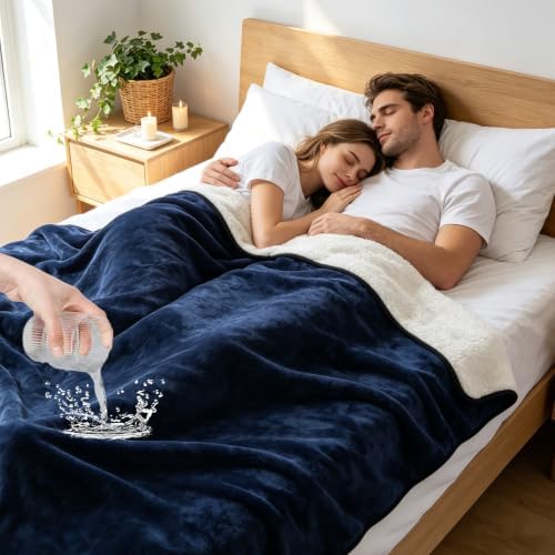 60"x80" Waterproof Blanket for Bed Intimacy, Love Blanket for Couples by Rainmae