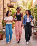 3 Pack Women's Palazzo Pants Wide Leg Adaptive Pajama Bottoms Lounge Casual - Image 4