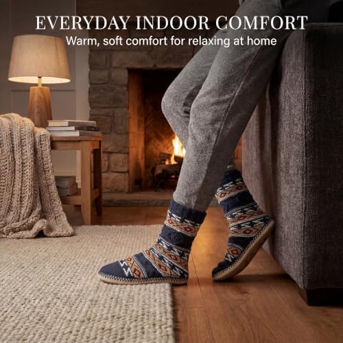 cosyone1997 Mens Slipper Socks Sherpa Fuzzy Non Slip Cozy Gifts - Image 2