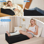 TranquilRelax Leg Elevation Pillows for After Surgery, Full Black - Image 3