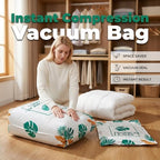 2026 New No‑Pump Vacuum Storage Bags, Large Cube Vacuum Seal Bags, Large Storage Compression Bags, Heavy-Duty Press & Seal For Clothes Press & seal, Perfect for bulky bedding (4) - Image 2