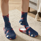 House Slippers for Women Washable Closed Toe with Cute Socks - Image 2