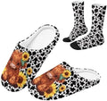 Jeiento Womens Fuzzy Slipper and Socks Winter Warm Gifts for Mom,Wam Cozy Indoor Socks Comfort Home Shoes by Jeiento