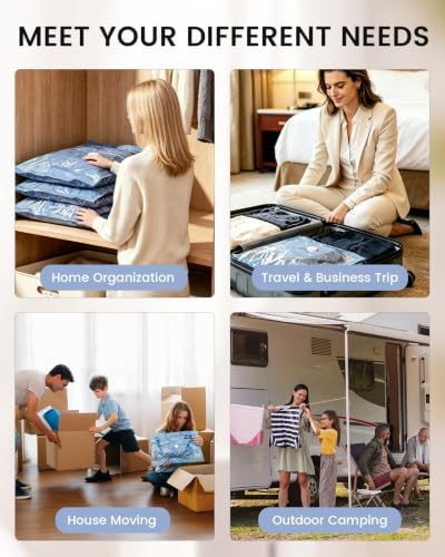 RJN Vacuum Storage Bags with Electric Pump, Vacuum Seal Bags for Clothing - Image 7