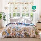 LUTBM Boho Throw Blanket for Couch 50"x60", Cotton Decorative Bed Throw - Image 2