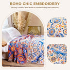 LUTBM Boho Throw Blanket for Couch 50"x60", Cotton Decorative Bed Throw - Image 4