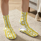 House Slippers for Women Washable Closed Toe with Cute Socks - Image 3