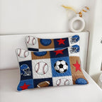 HOSIMA Kids Ball Patchwork Quilt Bedding Set Queen Size with 2 Pillowcases. - Image 6