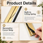 Brown/Sliver/Gold Automatic Door Sweep 30 32 34 36 Inch, Door Bottom Seal - Image 3