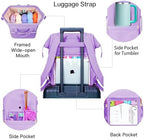 Leudes Crochet Bag Backpack for Yarn Storage Tote Travel Large Knitting Bag - Image 4