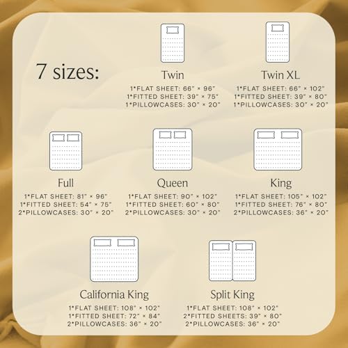Queen Size Sheet Set, Cooling & Soft Deep Pocket Bed Sheets, 4PC - Image 5