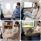 Ergonomic Airplane Pillow and Airplane Foot Hammock for Flight Car - Image 7