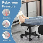 Footrest Stool Under Desk Adjustable Height Footrest Ottoman Ergonomic - Image 4
