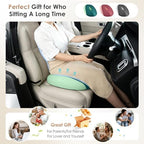 FLORICH Large Car Seat Cushion for Long Sitting, Ergonomic Memory Foam Driving Seat Cushion for Back & Sciatica Pain Relief, Non-Slip Washable Seat Cushion for Car, Driver, Office-Green - Image 2