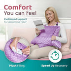 Zomaple 2pc Hysterectomy Pillow with Strap & Gel Pack for Recovery Support - Image 3