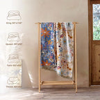 LUTBM Boho Throw Blanket for Bed 60"x80", All Season Cotton Couch Blankets - Image 6