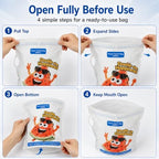 Disposable Vomit Bags, 2000ml Dual-Zip Paper Bags, 28 Pack - Image 5