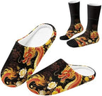 House Slippers for Women Washable Closed Toe with Cute Socks by Unknown