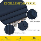 NICETOWN Blackout Curtain Panels 90 - Window Treatment Energy Saving Thermal Insulated Solid Grommet Blackout Drapes for Living Room (Navy, 1 Pair, 66 by 90-Inch) - Image 4