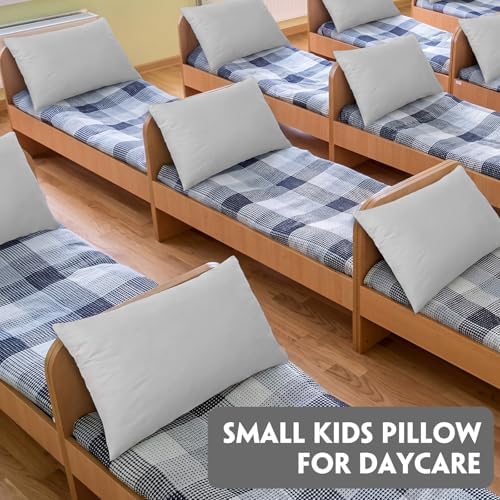 Kigley 6 Pack Mini Pillows Bulk Small Pillows 18"x13" Soft Travel Nap Pillow for Daycare Nap Time Pet Neck Lumbar - Image 3