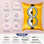 Blissy Silk Pillowcase - 100% Pure Mulberry Silk - 22 Momme 6A High-Grade Fibers - Silk Pillow Cover for Hair & Skin - Regular, Queen & King (Minion, 20" x 36" (Pack of 1)) - Image 2