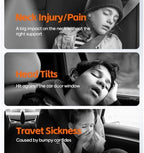 Head Rest Pillow for Car with Hook, Adjustable Car Seat Travel Pillow - Image 5