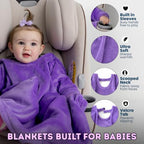 Buckle Me Baby Cozy Car Seat Blanket -Wearable Car Seat Blankets for Babies - Image 3