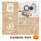 BlessLiving King Quilt with Pumpkin Maple Leaves Halloween Fall Bedding - Image 7