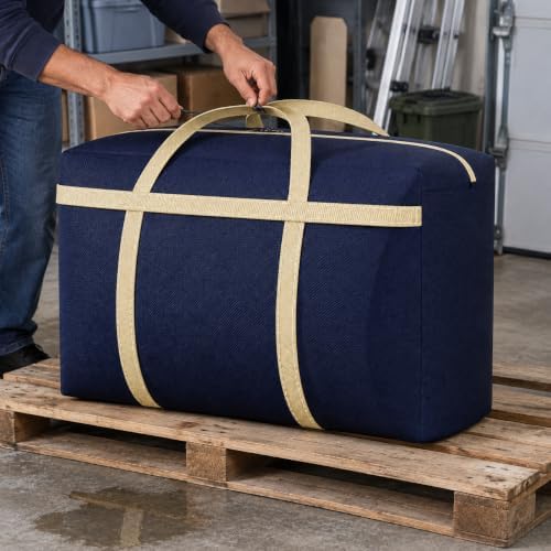Quilt Storage Bag, Storage Bag, Thickened, Oxford, Navy, 150L - Image 3