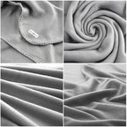 Fleece Throw Blankets Bulk Fleece Blankets Solid Wholesale Lightweight Warm Soft for Pet Bed Sofa Couch Office Wedding Gifts Travel Seasons (Assorted #8,Pack of 6-50x60 Inches) - Image 4