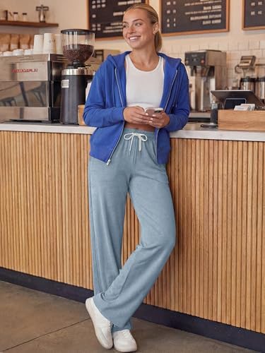 ODODOS Women's Straight Leg Pants Ultra Soft odSTRATUM Tech Relaxed Casual Pajama Lounge Pants with Pockets-27/29/31 Inseam - Image 2