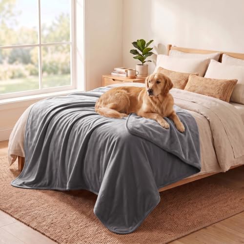 Waterproof Blanket - Reversible Dog Throw as Furniture Protector by TuffeelHome