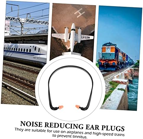 Ipetboom 20pcs Earplugs Reusable Banded Ear Plugs for Construction Loud Noise Hearing Protection Snoring Airplane Travel Memory - Image 6