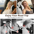 Cozy Car Headrest Pillow, Car Neck Pillow for Driving with Adjustable Strap - Image 5