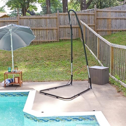 Sunnydaze Durable Adjustable Hanging Chair Hammock Stand Only - Image 4
