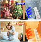 GDHOMM Door Draft Stopper, Door Sweep Noise Blocker Door Draft Guard for Bottom of Door Energy Saving Cold Air Blocker Fits 0.5 to 1.7" Gap,Size Adjustable 30" to 36" (Pack of 2) - Image 5