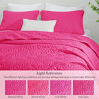 Whale Flotilla Soft Cal King Quilt Set 3-Pieces Lightweight Bedspread - Image 6